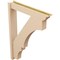Ekena Millwork 6-in W x 34-in D x 46-in H Balboa Trad Rough Cedar Woodgrain TimberThane Outlooker, Primed Tan OUTUR060X34X46BOA04RCPR - alternate 6